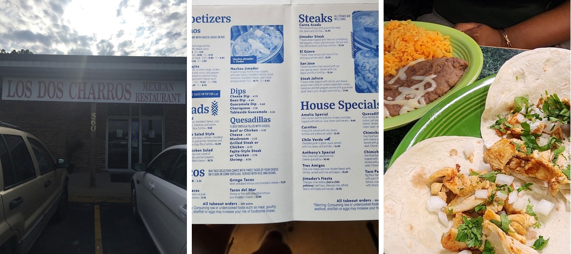 Jimador Bar and Grill LLC Menu