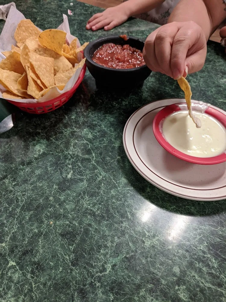 Chips Salsa and Queso